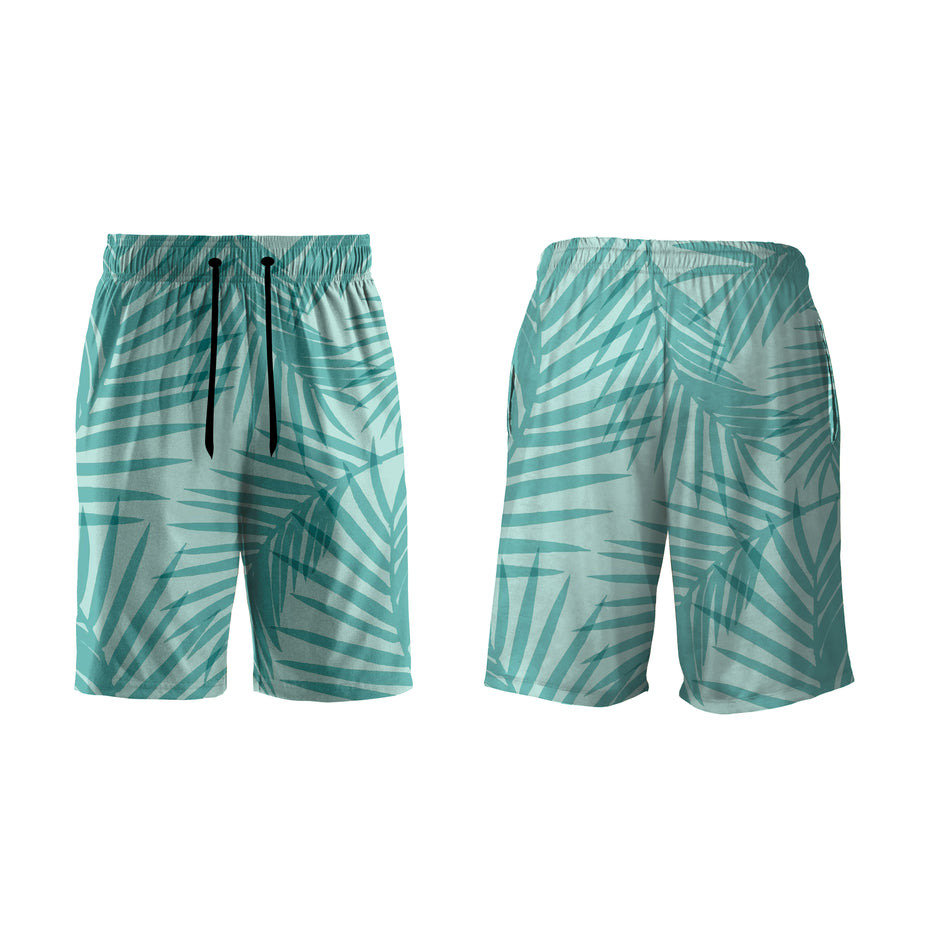 AOPS - BLUISH FLORAL SHORT
