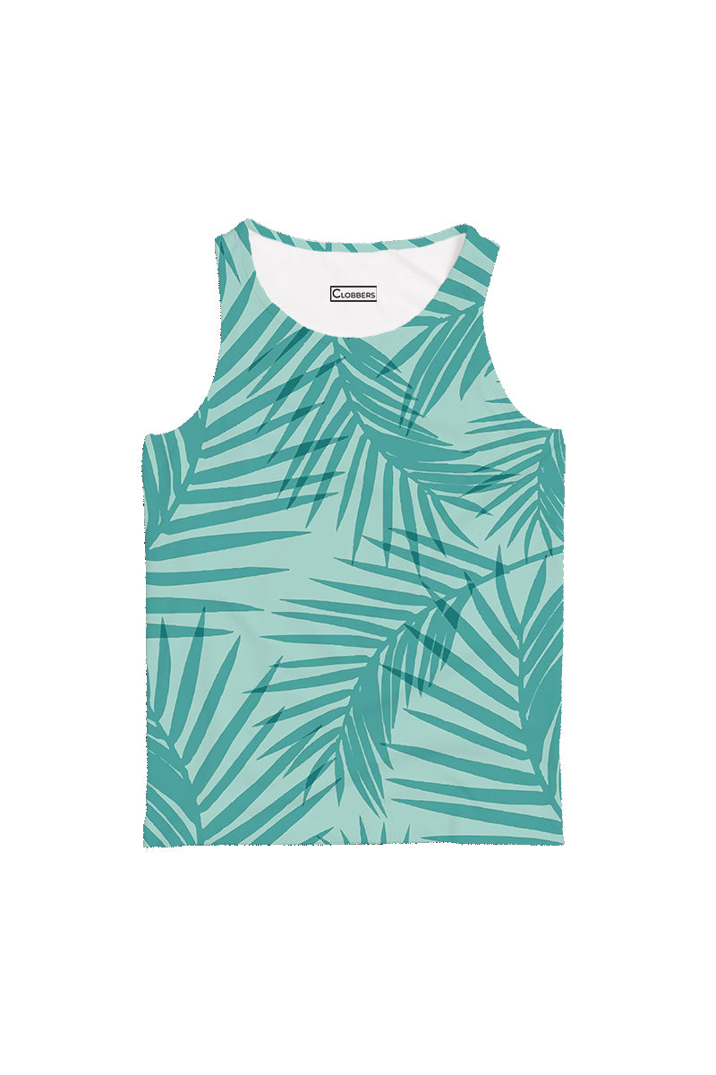 AOTT - BLUISH FLORAL TANKTOP
