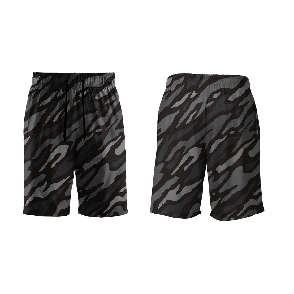 AOPS - GREY CAMU SHORTS