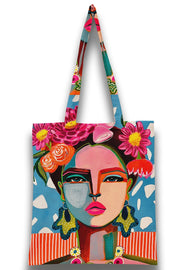 AOPT - ABSTRACT LADY TOTE BAG