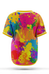 AOBS - MULTICOLOR SPLASH BASEBALL JERSEY