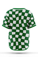 AOBS - CHECKERED BASEBALL JERSEY