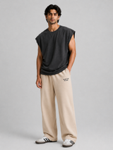 Essential Sleeveless Tee - Charcoal