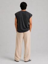 Essential Sleeveless Tee - Charcoal