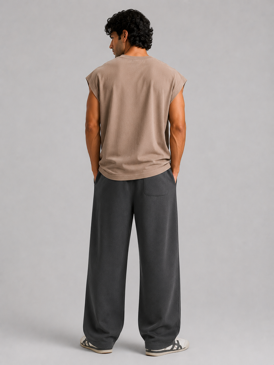 Essential Sleeveless Tee - Light Brown