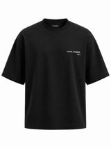 Visual Thinker Heavyweight Boxy Tee – Jet Black