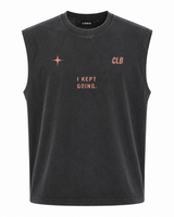 Trust The Process Sleeveless Tank – Charcoal