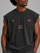 Trust The Process Sleeveless Tank – Charcoal