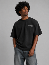 Visual Thinker Heavyweight Boxy Tee – Jet Black