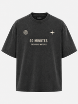 90 Minutes Oversized Tee - Vintage Charcoal