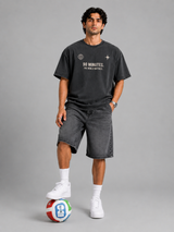 90 Minutes Oversized Tee - Vintage Charcoal