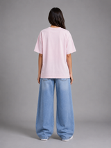 Moody As Always Oversized Tee – Blush Pink