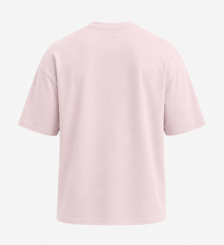Moody As Always Oversized Tee – Blush Pink