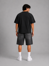 Daily Fiction Oversized Tee – Black