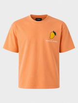 Mango Mood Oversized Tee – Peach Orange