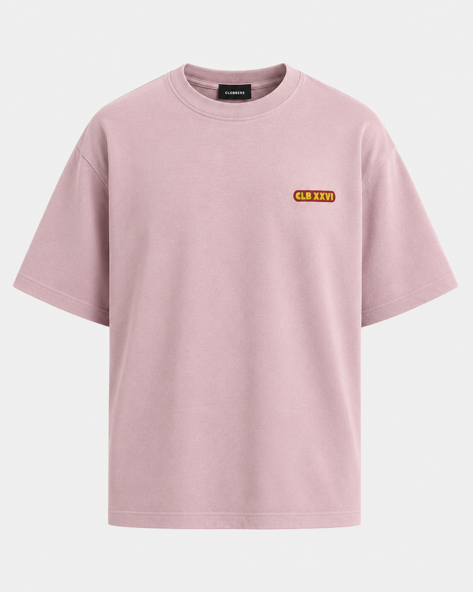 CLB XXVI Oversized Tee – Dusty Pink