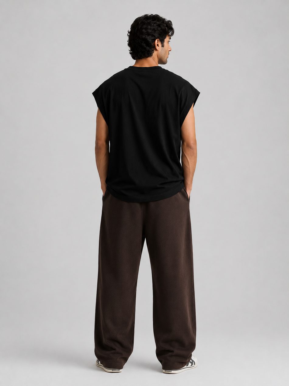 Essential Sleeveless Tee - Black