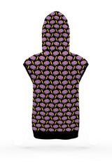 AOSZH - THUDERSTORM SLEEVELESS ZIPPER HOODIE