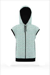 AOSZH - PYRAMIDS BLUE ZIPPER HOODIE