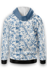 AOZH - BLUE EDGE ZIPPER HOODIE