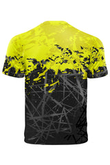 AOUT - YELLOW & BLACK WEB TSHIRT