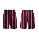 AOPS - RED VELVET STRIPES SHORT