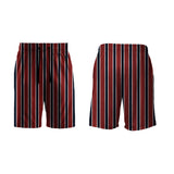 AOPS - RED AND BLACK STRIPES SHORT