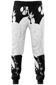 AOJP - WHITE ROSE SKULL JOGGER PANT