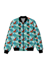 AOBJ - RED LILLY BOMBER JACKET