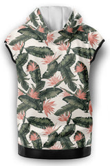 AOSZH - BLOSSOM SLEEVELESS ZIPPER HOODIE