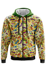 AOZH - BOMB SHELL ZIPPER HOODIE