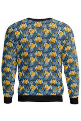 AOSS - BLUE & YELLOW LEAF SWEATSHIRT
