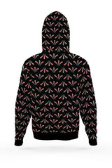 AOPH - BLACK FLORAL HOODIE