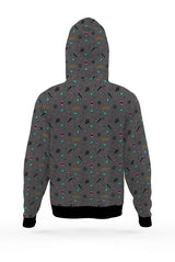 AOPH - GRAY GALAXY HOODIE