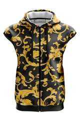 AOSZH - ENTICING SLEEVELESS ZIPPER HOODIE