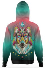 AOPH -  GEOMETRICAL WOLF HOODIE