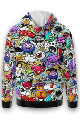 AOZH - FUNKY IMAGINATION ZIPPER HOODIE