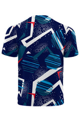 AOUT - BLUE TEXTURE TSHIRT