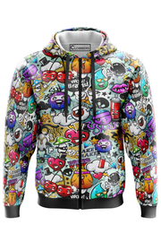AOZH - FUNKY IMAGINATION ZIPPER HOODIE