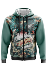 AOZH - SET YOUR GOAL ZIPPER HOODIE