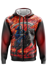 AOZH - GRIM REAPER ZIPPER HOODIE