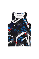 AOTT - BLUE TEXTURE TANKTOP