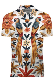 AOMP - FLORAL BIRD POLO
