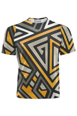 AOUT - YELLOW TRIANGLES TSHIRT