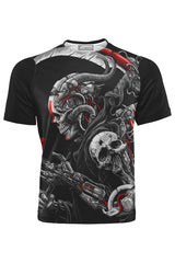 AOUT - ROBOTIC SKULL TSHIRT