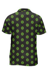 AOHS -PLANTED PATTERN BLACK SHIRT