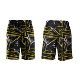 AOPS - YELLOW TEXTURE SHORTS